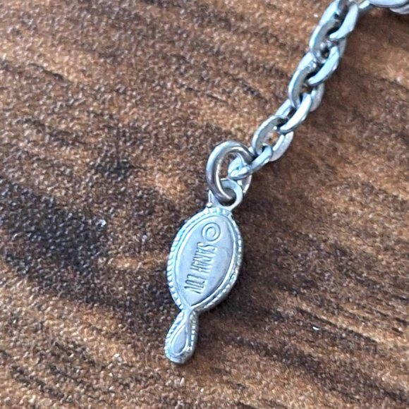 Sarah Coventry Vintage Fish Charm Necklace, Stamped, Silvertone - Picture 8 of 9